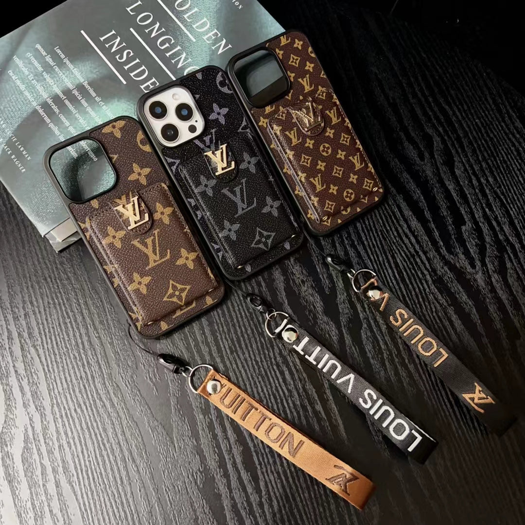 SignatureSlip Card Case for iPhone with Handgrip