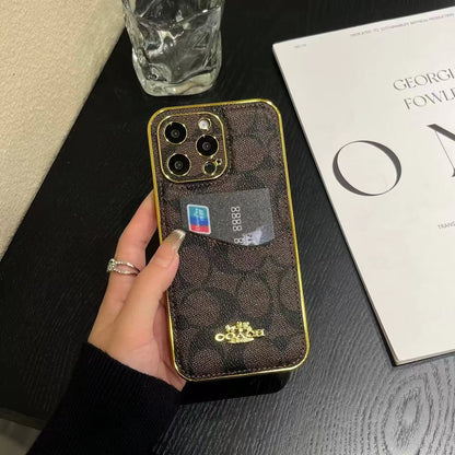 Coach Everyday Essentials iPhone Case with Card Slot