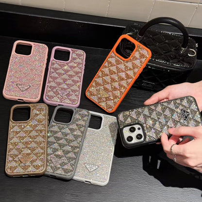 GlimmerGloss Chic Prada Phone Case