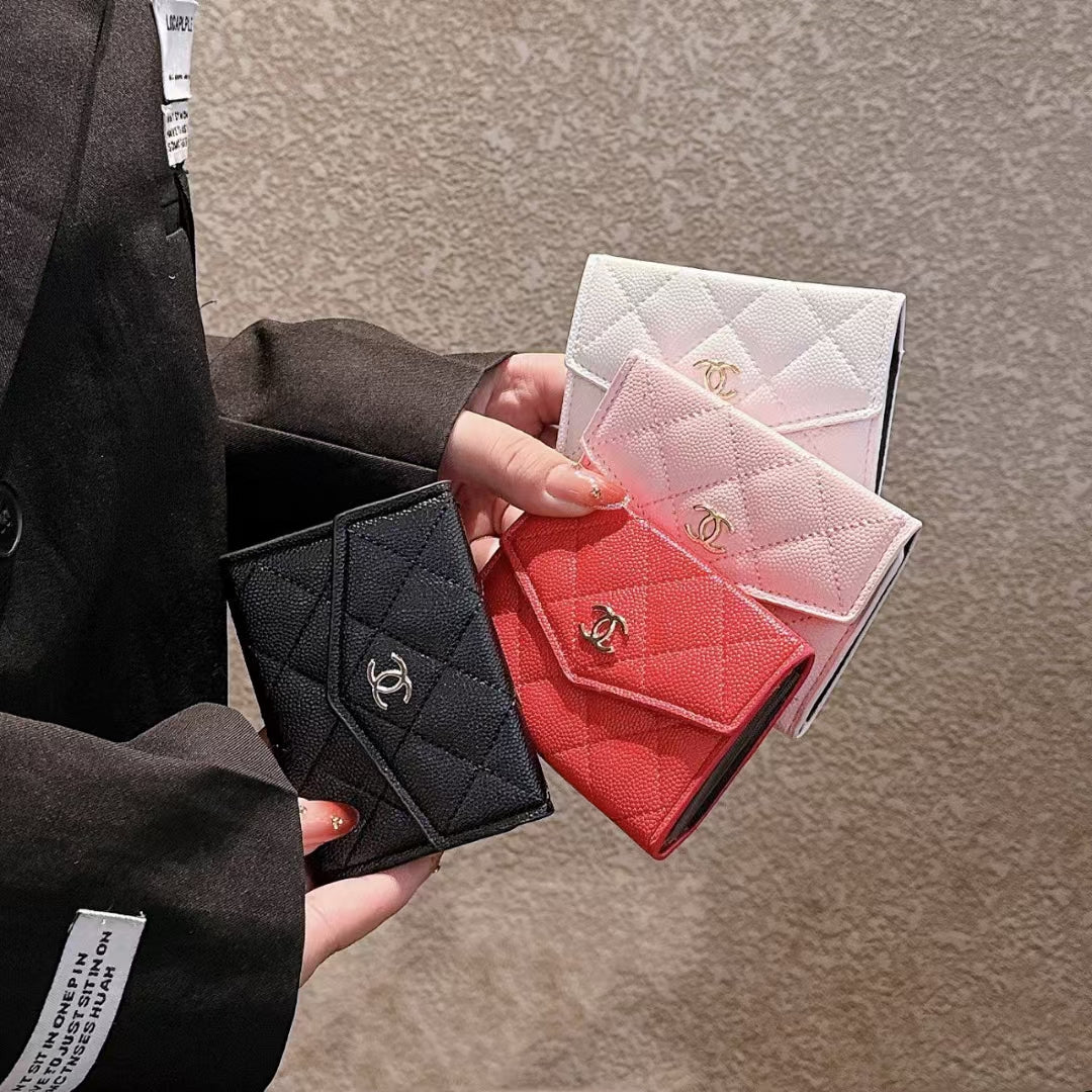 Chic Curve Mini Chanel Card Wallet
