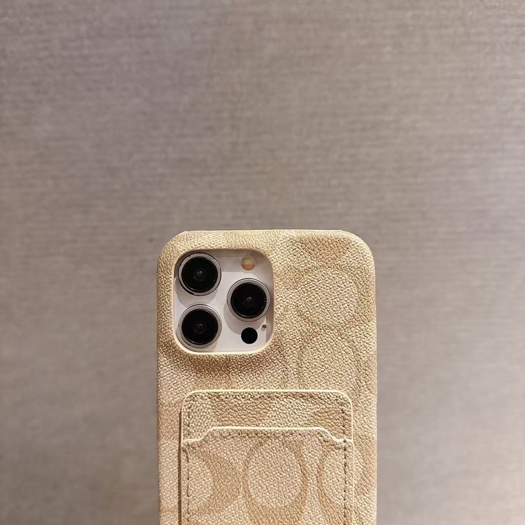 Coach Signature Card Case with Card Slot