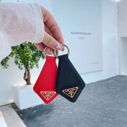 Prada Signature Loop Keychain