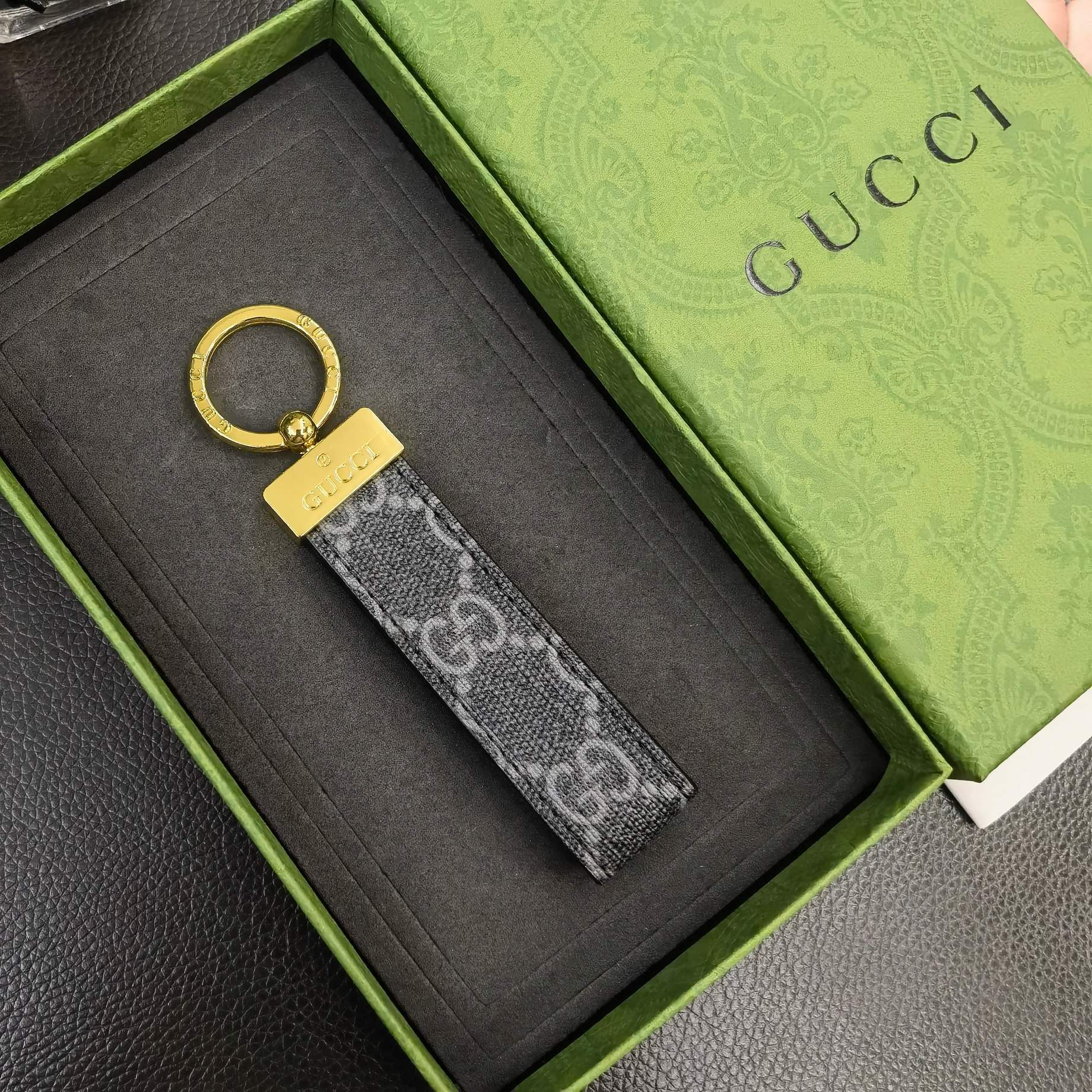 Gucci Loop Tag Key Ring