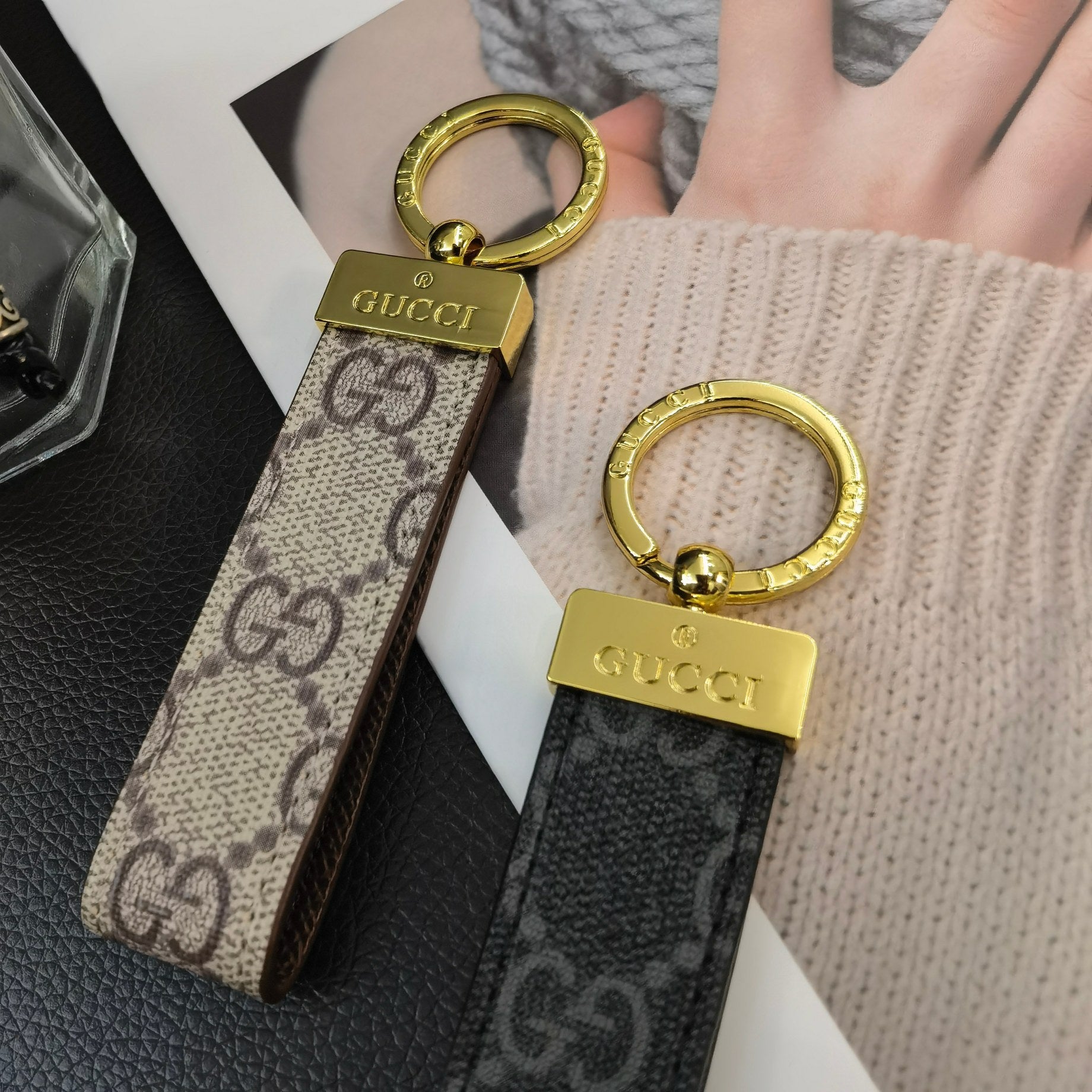 Gucci Loop Tag Key Ring