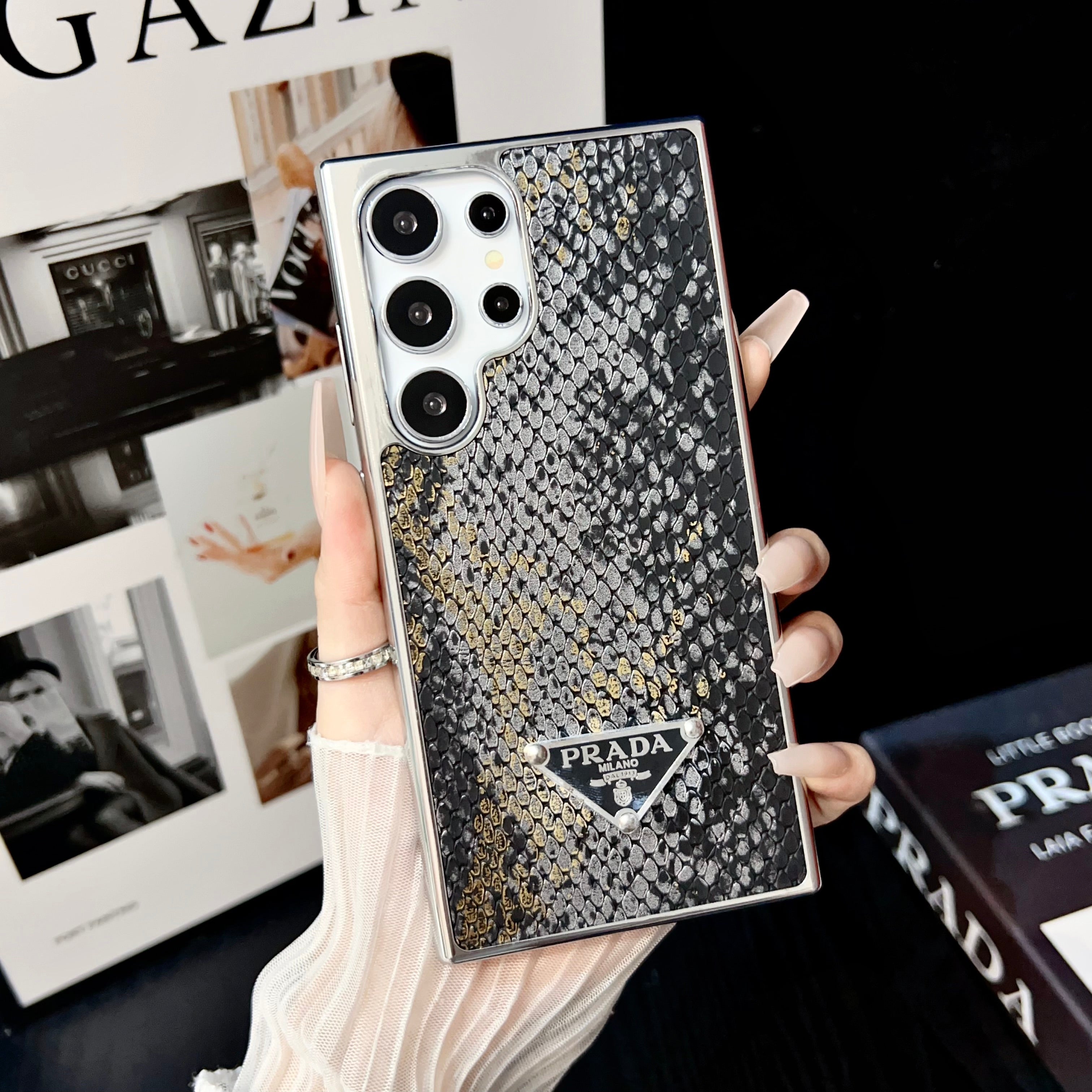 Sleek and Elegant Prada Samsung Phone case
