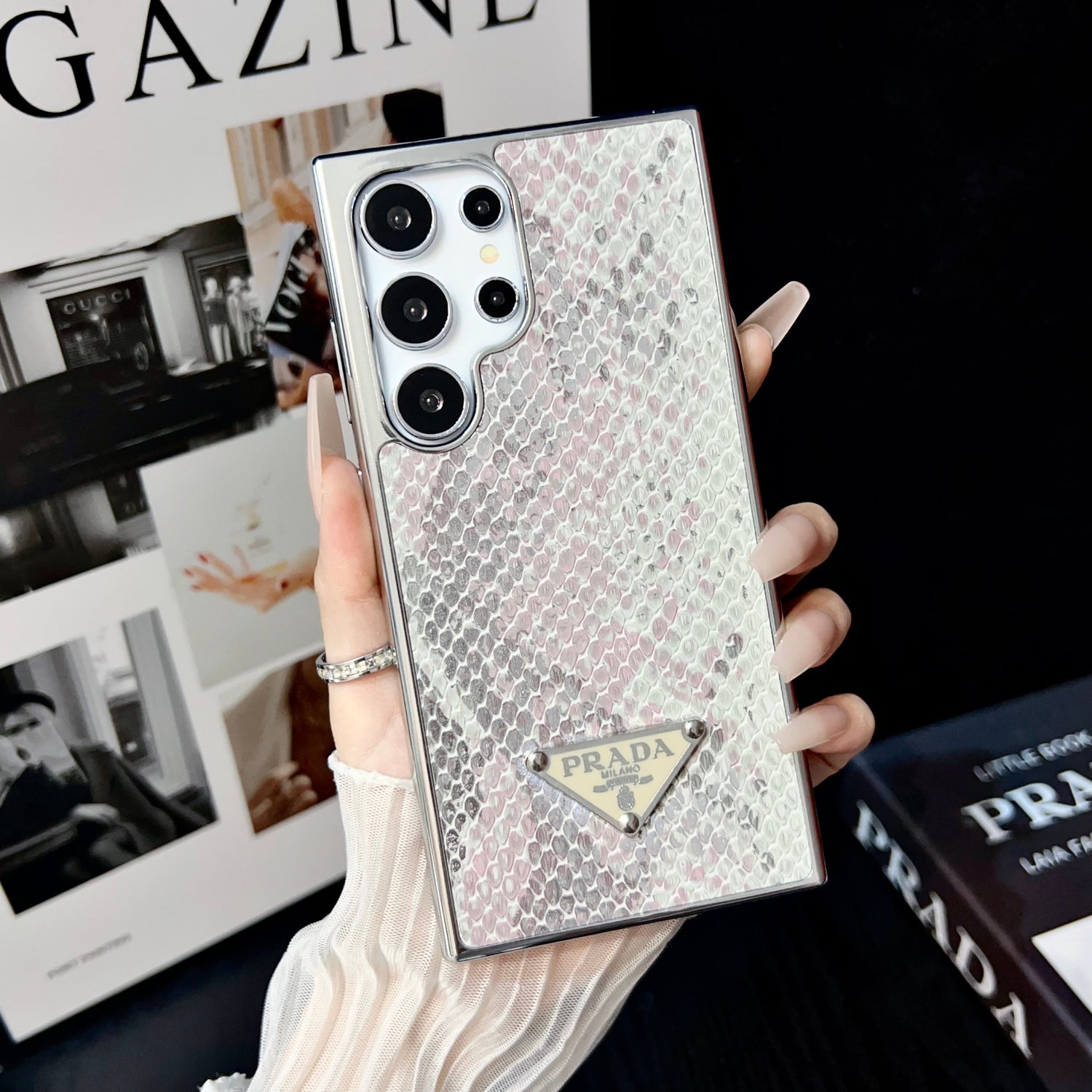 Sleek and Elegant Prada Samsung Phone case