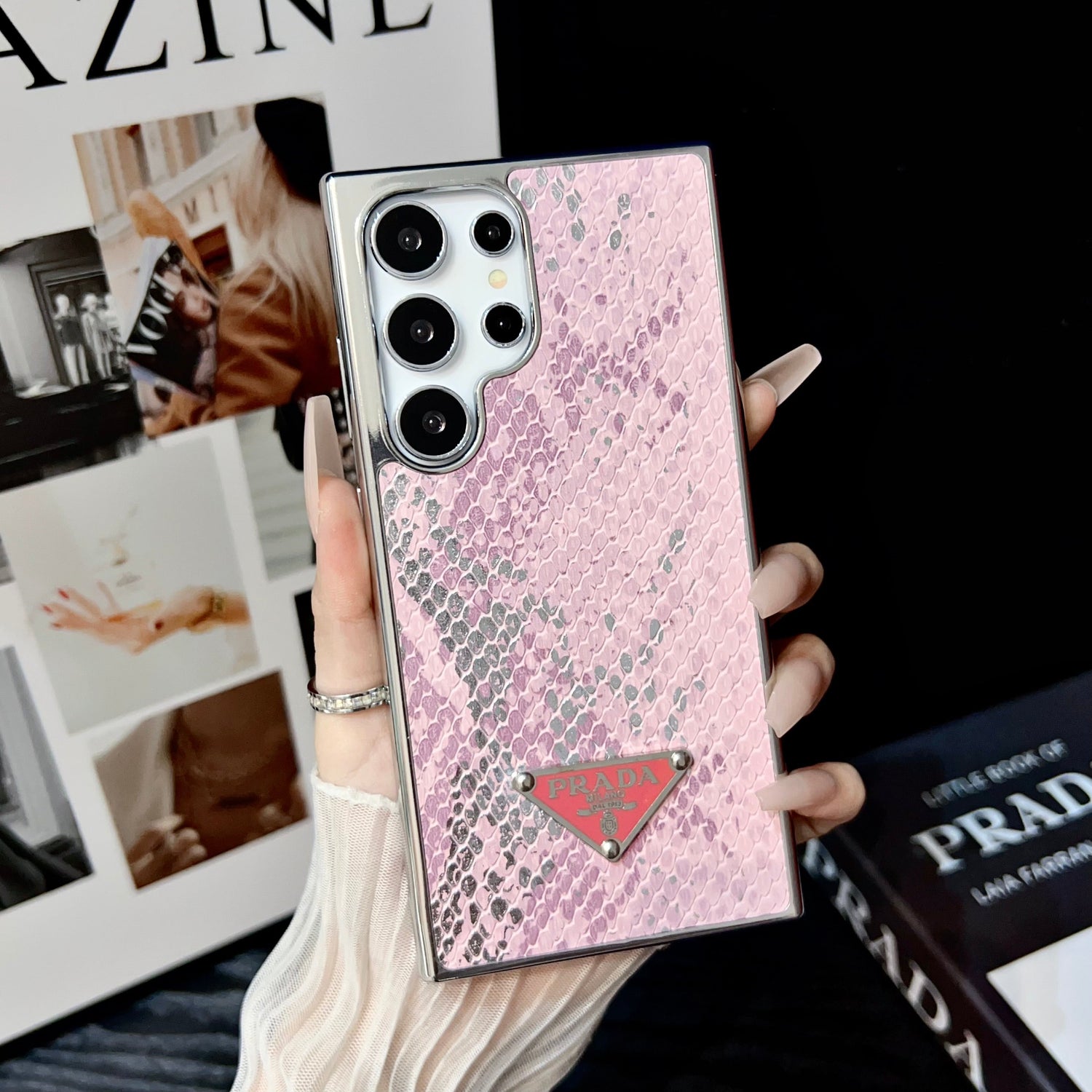 Sleek and Elegant Prada Samsung Phone case