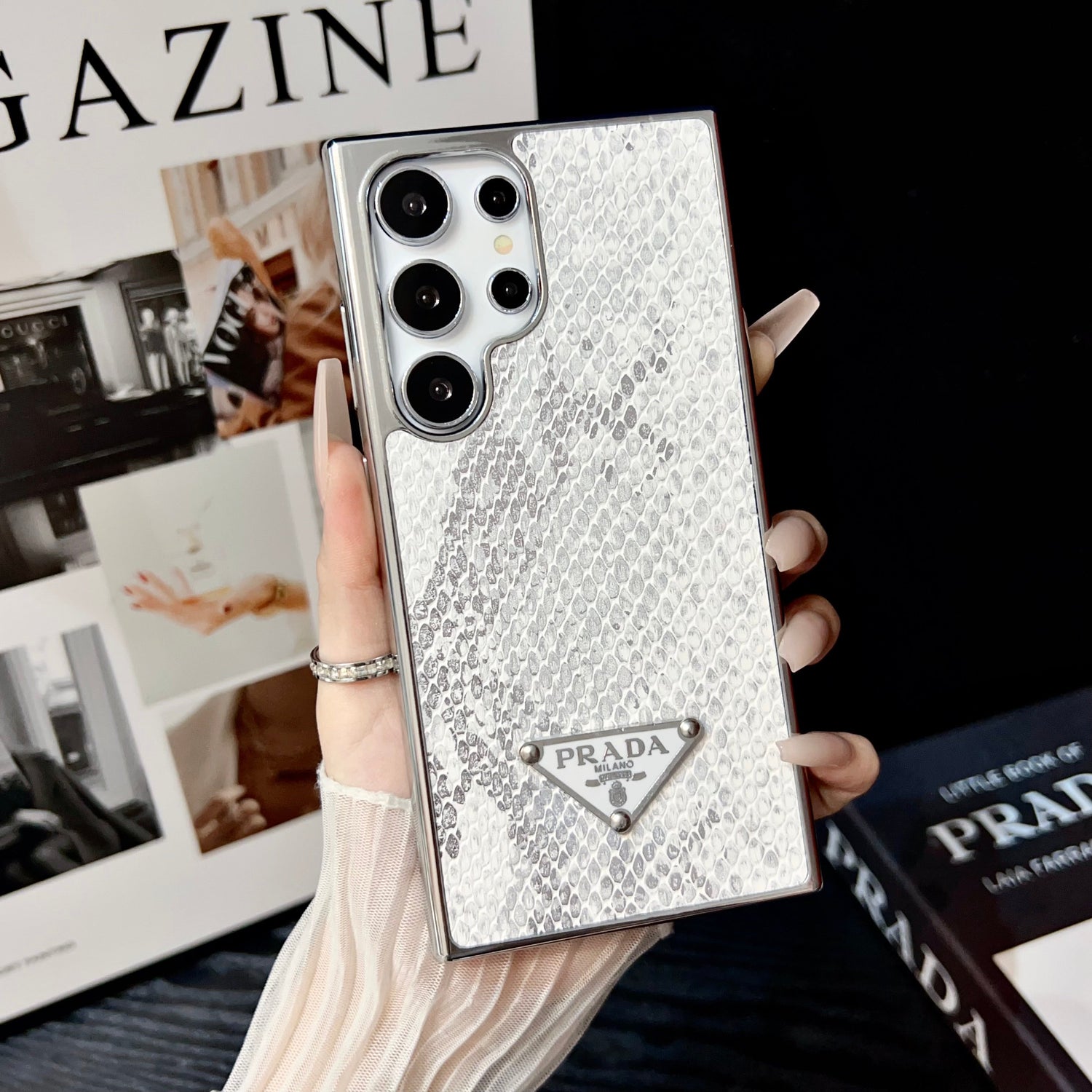 Sleek and Elegant Prada Samsung Phone case