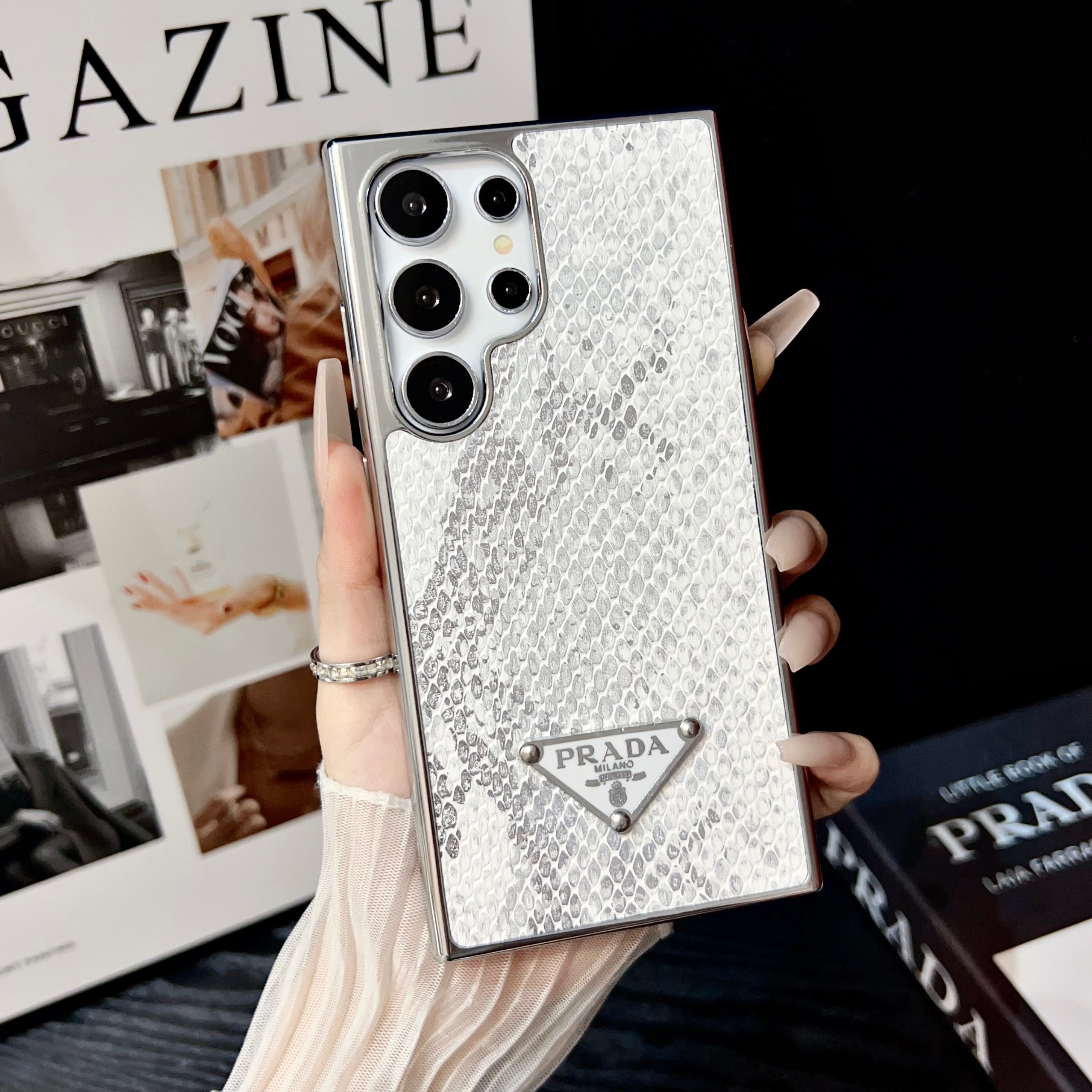 Sleek and Elegant Prada Samsung Phone case