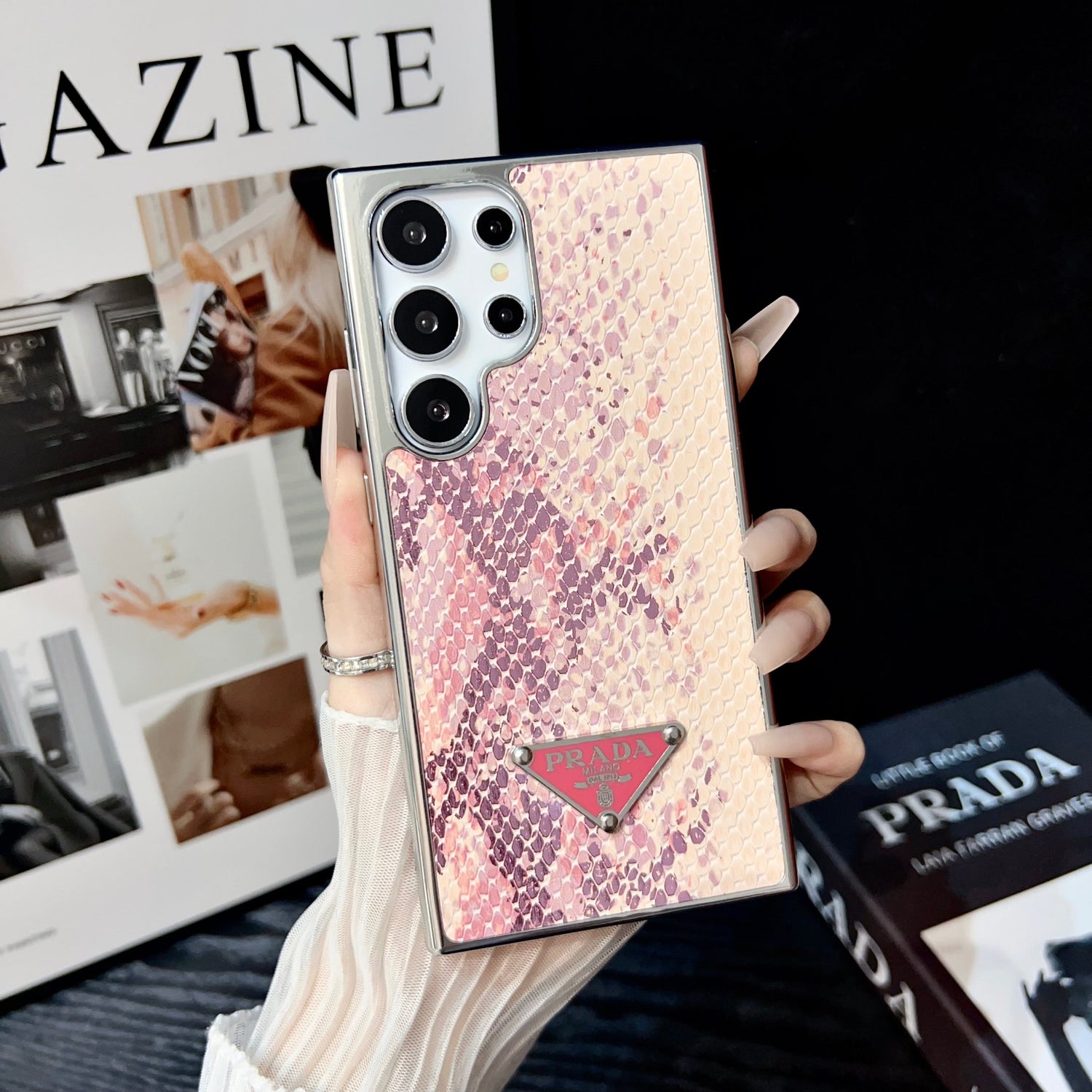 Sleek and Elegant Prada Samsung Phone case