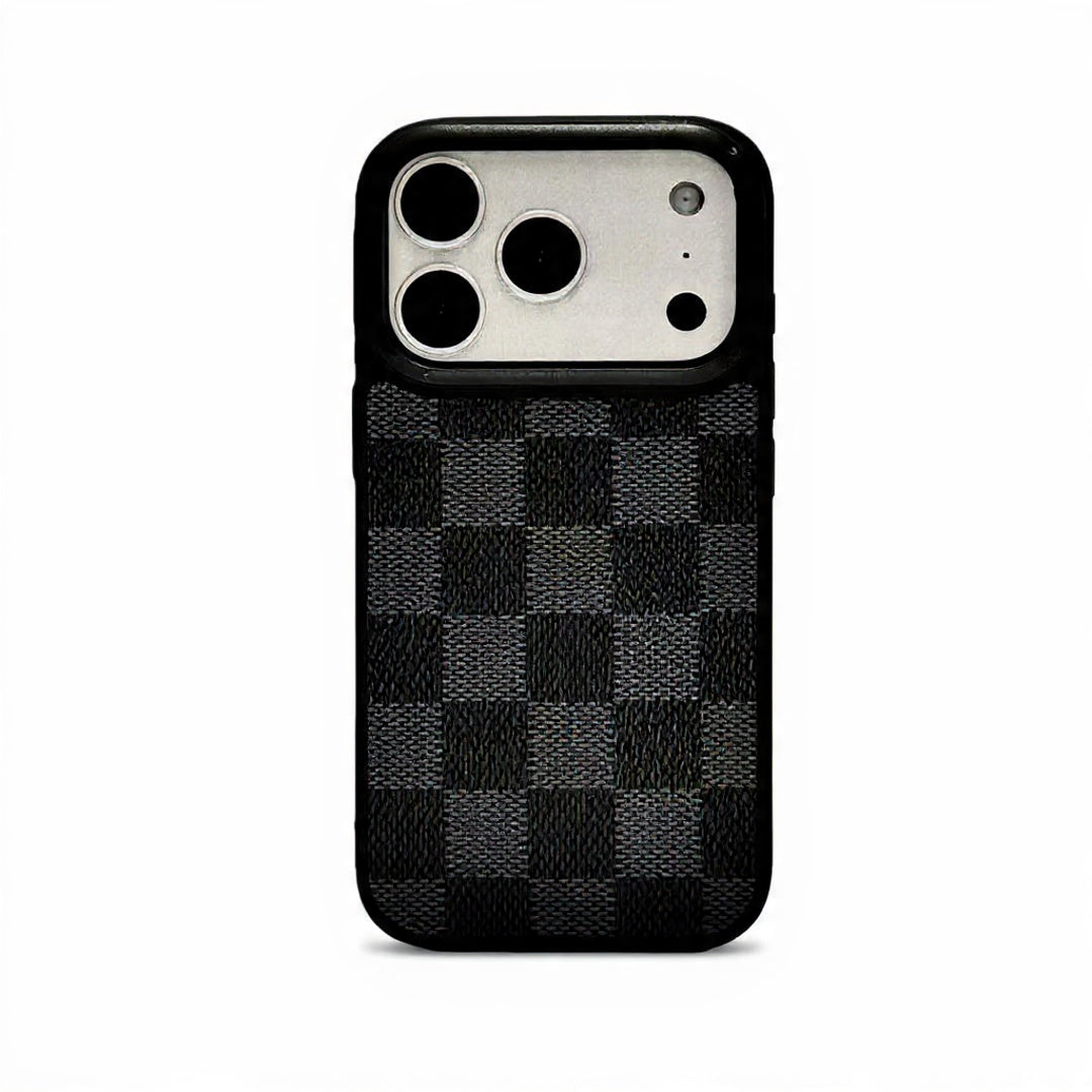 Classic Leather Monogram Case for iPhone