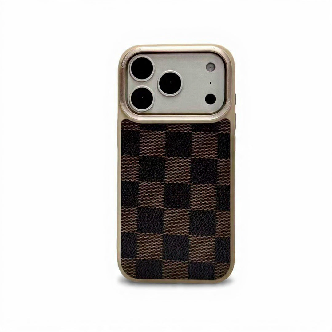 Classic Leather Monogram Case for iPhone