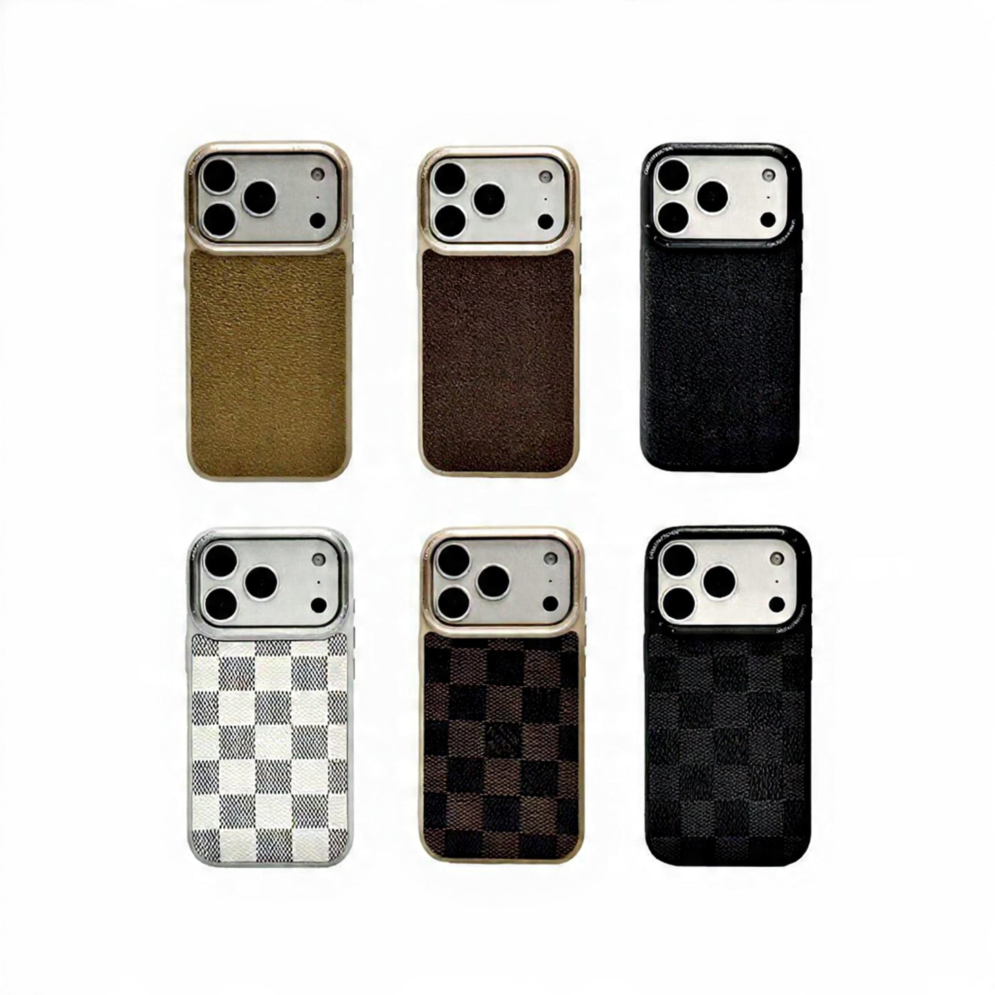 Classic Leather Monogram Case for iPhone