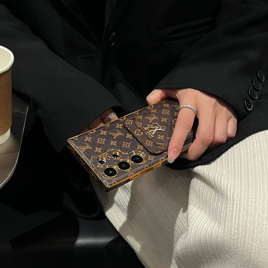 LV Signature Slim Shield for Samsung