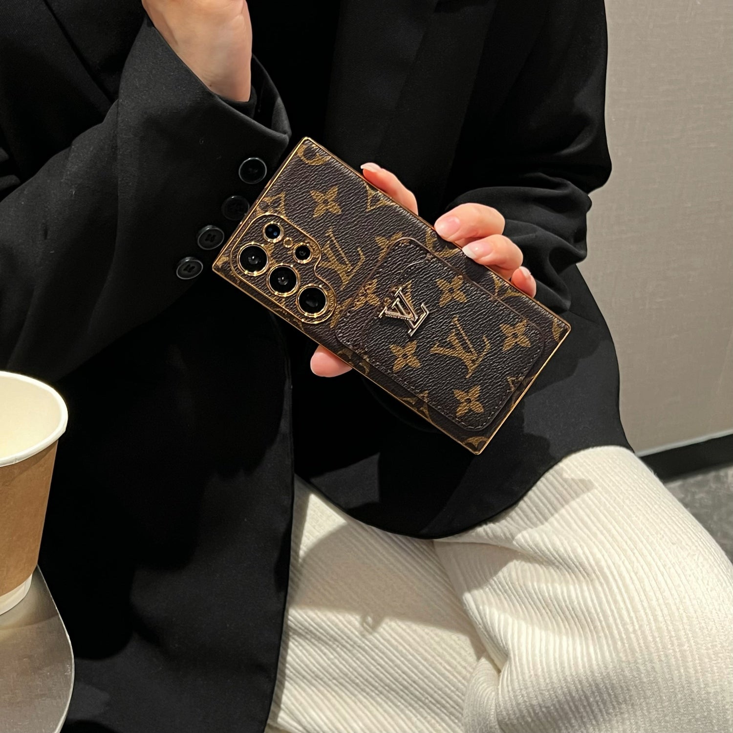LV Signature Slim Shield for Samsung