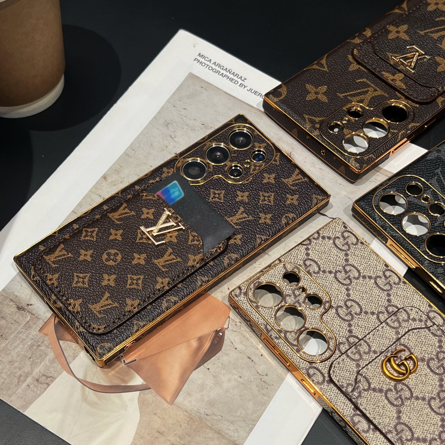 LV Signature Slim Shield for Samsung