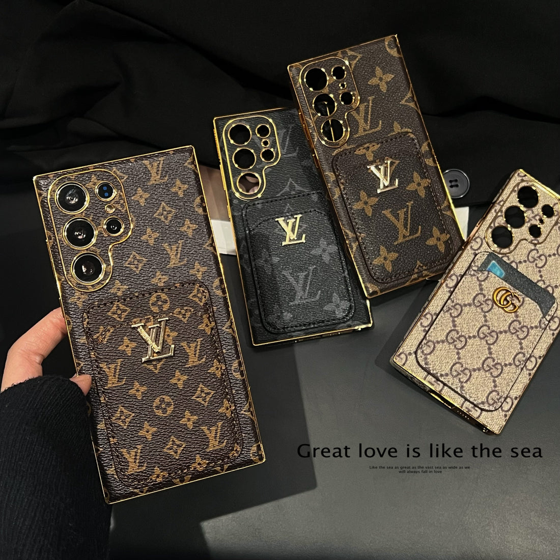 LV Signature Slim Shield for Samsung