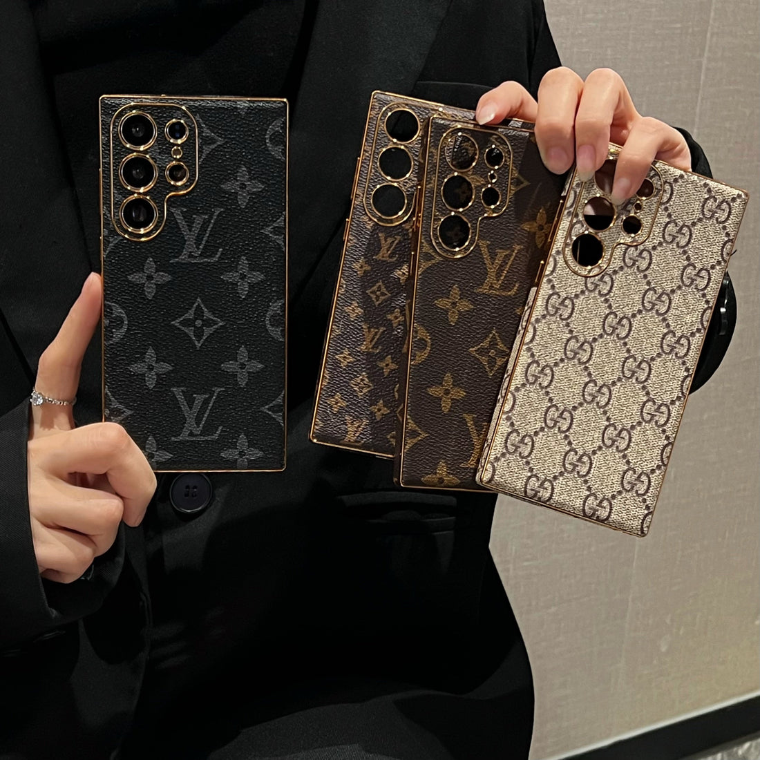 Louis Vuitton/ Gucci Chic Designer Style Samsung Galaxy Cover
