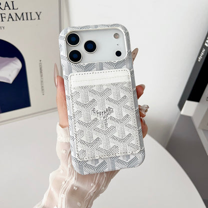 Goyard-Inspired Luxury iPhone Case