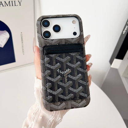 Goyard-Inspired Luxury iPhone Case