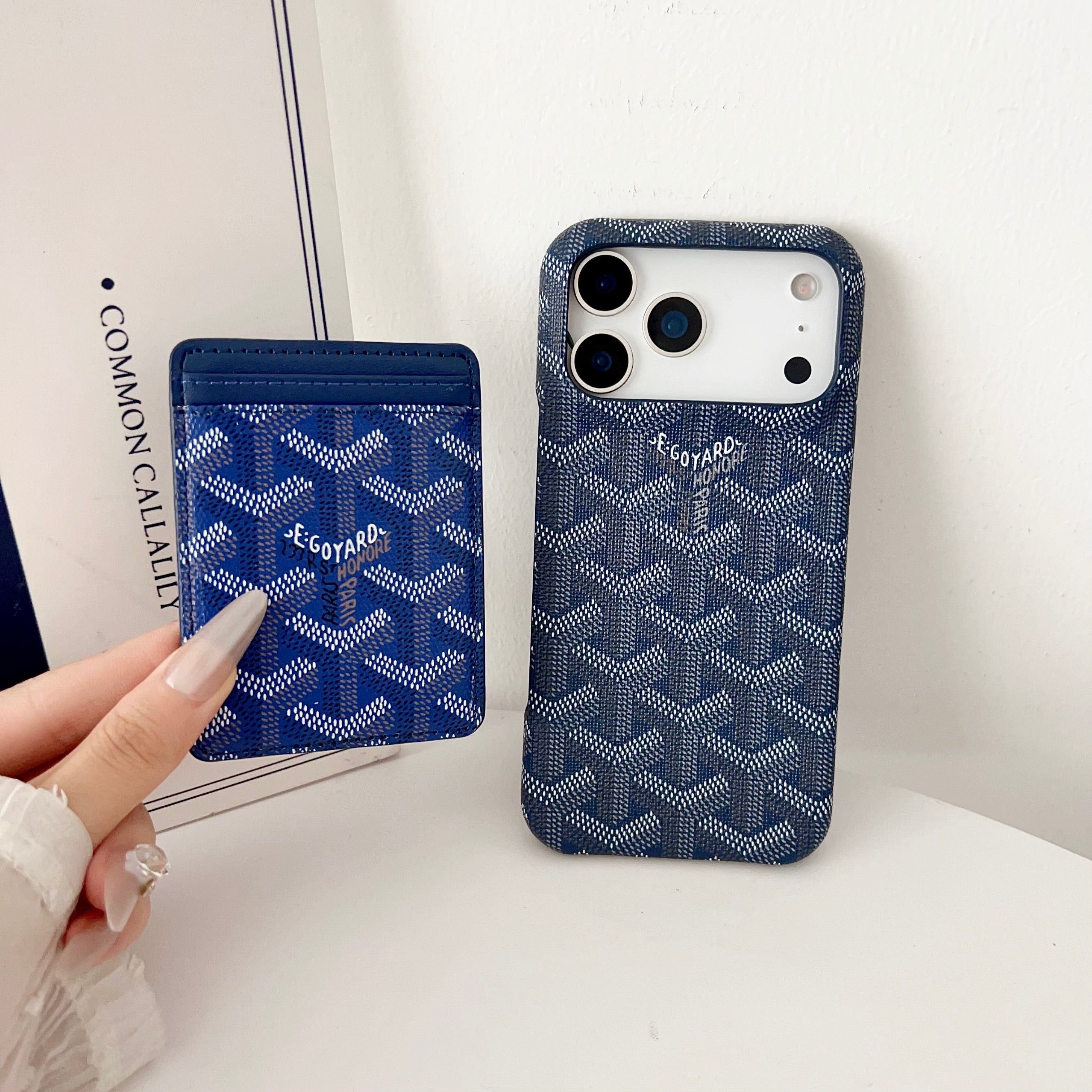Goyard-Inspired Luxury iPhone Case