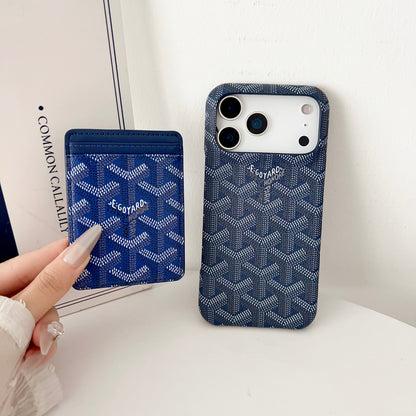 Goyard-Inspired Luxury iPhone Case