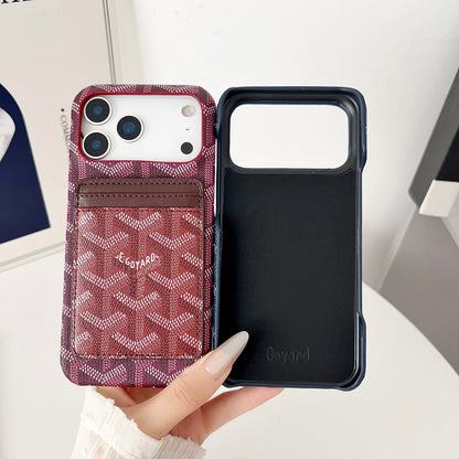 Goyard-Inspired Luxury iPhone Case