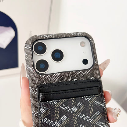 Goyard-Inspired Luxury iPhone Case