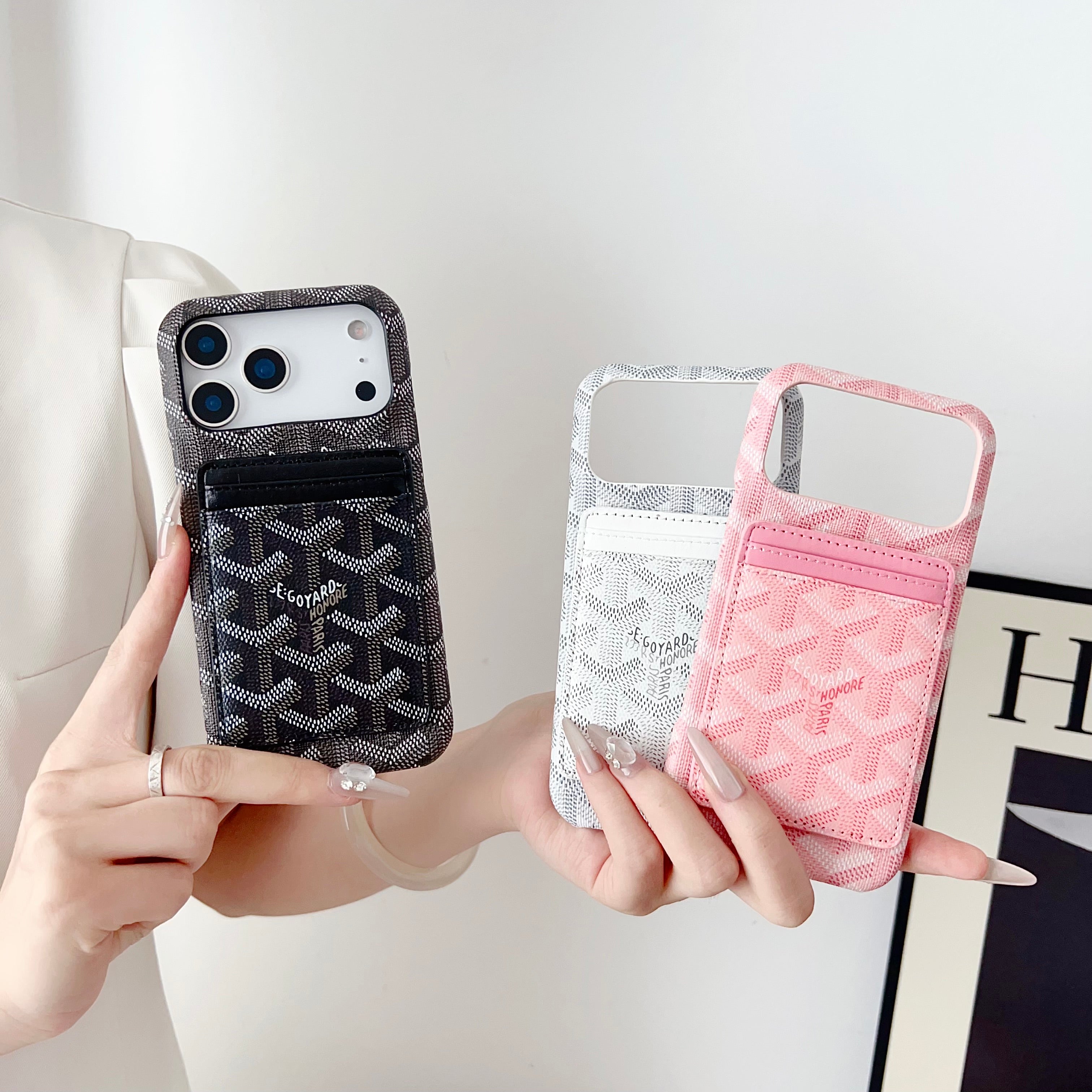 Goyard-Inspired Luxury iPhone Case