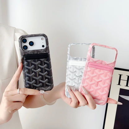 Goyard-Inspired Luxury iPhone Case