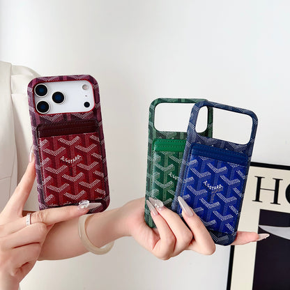 Goyard-Inspired Luxury iPhone Case