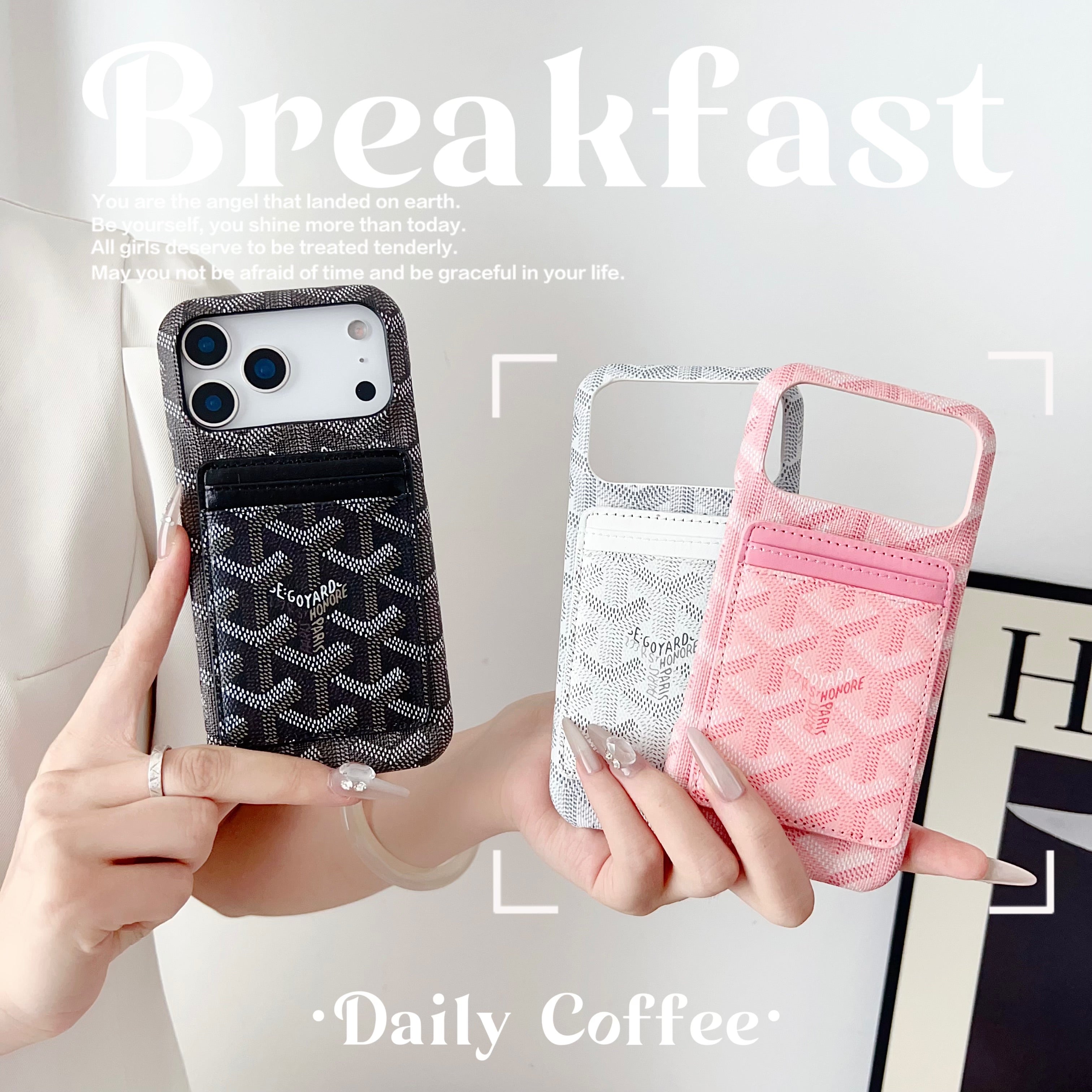 Goyard-Inspired Luxury iPhone Case