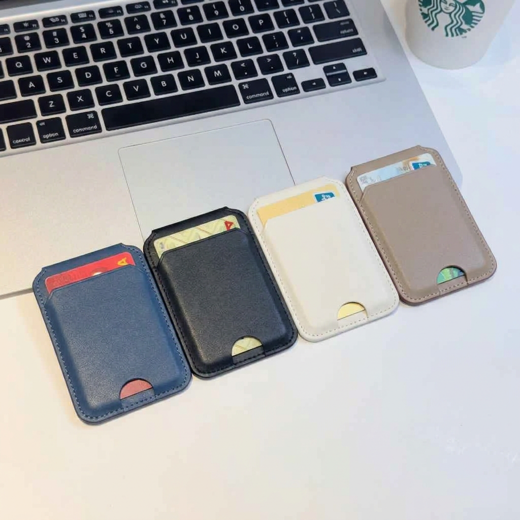 Luxe Monogram Wallet Card Case